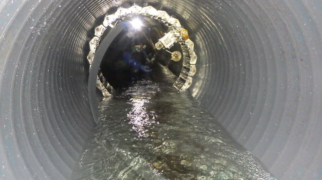 檜山川第一排水区管渠改修工事